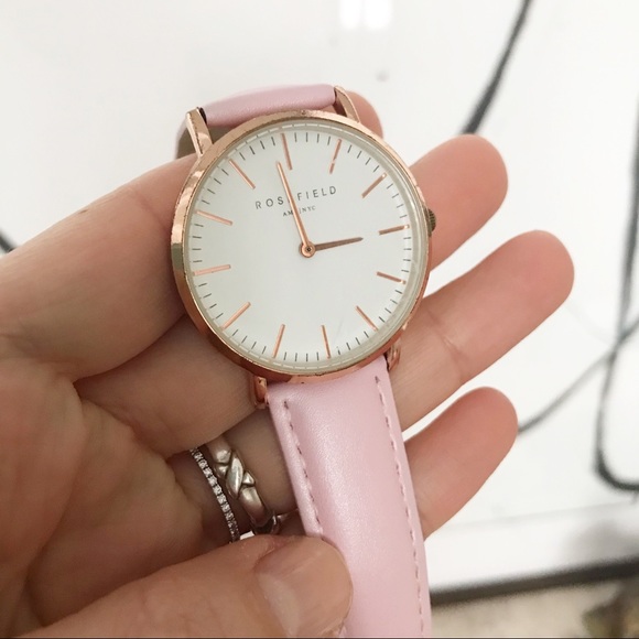 Rosefield Accessories - Rosefield pink and white gold watch 33 mm